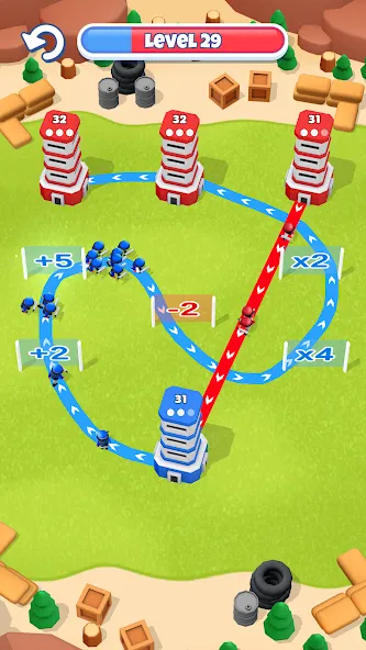 Tower War - Tactical Conquest — скриншот 1 Tower War - Tactical Conquest — скриншот 1