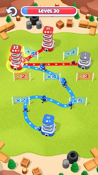 Tower War - Tactical Conquest — скриншот 3 Tower War - Tactical Conquest — скриншот 3