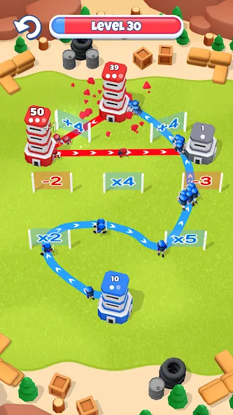 Tower War - Tactical Conquest — скриншот 4 Tower War - Tactical Conquest — скриншот 4