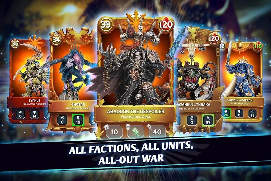 Warhammer Combat Cards - 40K — скриншот 1