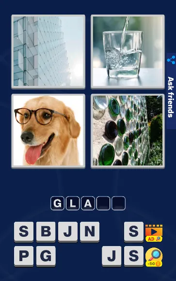 4 Pics 1 Word Quiz Game — скриншот 1