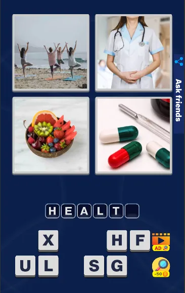 4 Pics 1 Word Quiz Game — скриншот 5