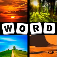 4 Pics 1 Word Quiz Game — MOD APK Много подсказок