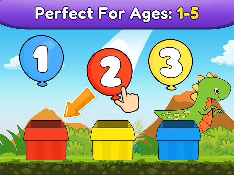 Balloon Pop Kids Learning Game — скриншот 4