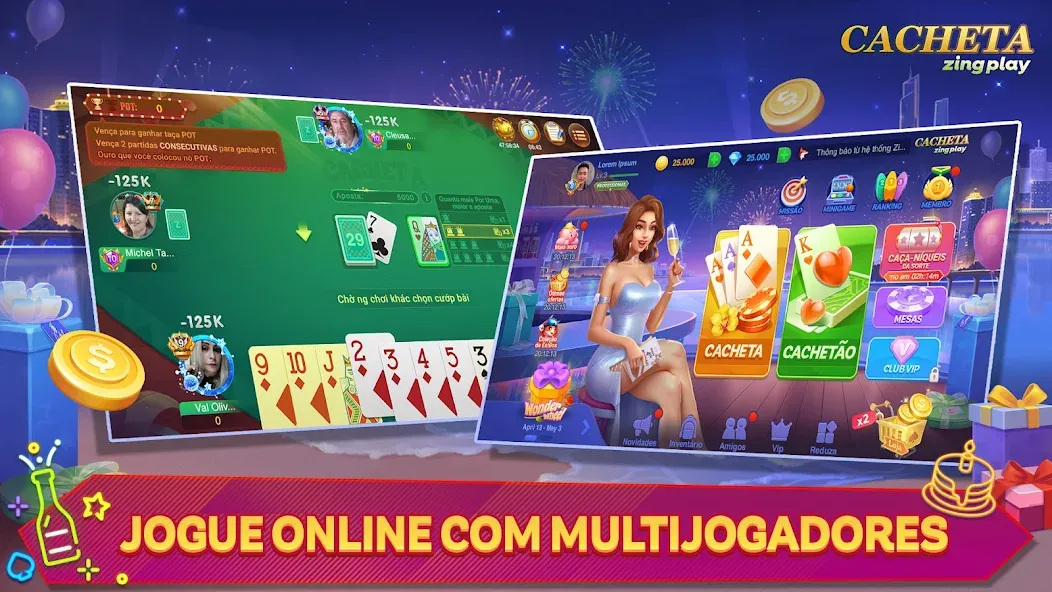 Cacheta - Pife - Jogo online — скриншот 1