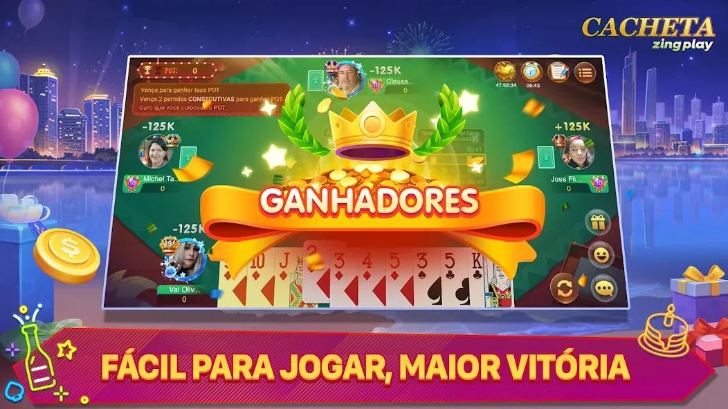 Cacheta - Pife - Jogo online — скриншот 4