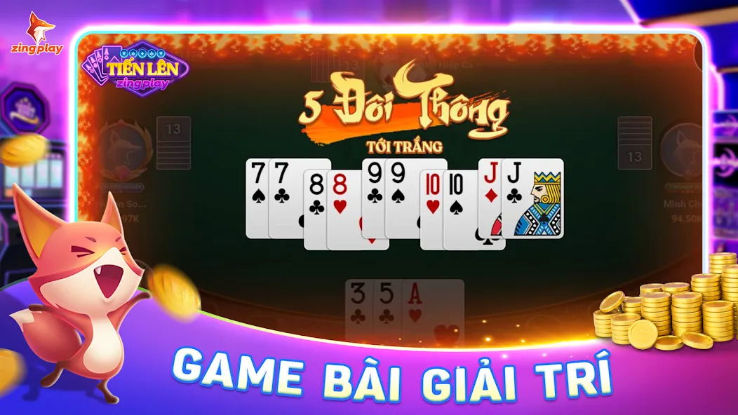 ZingPlay - Game bài - Tien Len — скриншот 2