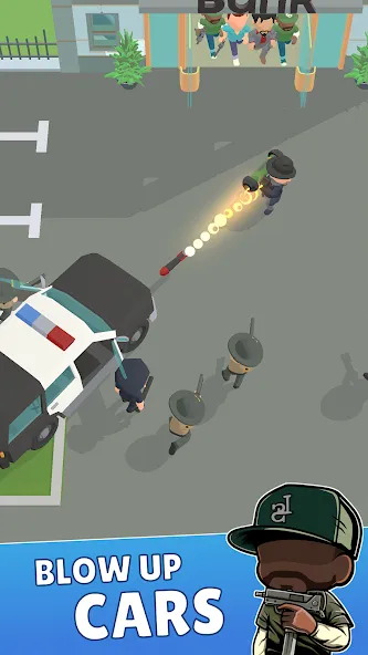 Merge Gangster Heist vs Police — скриншот 5