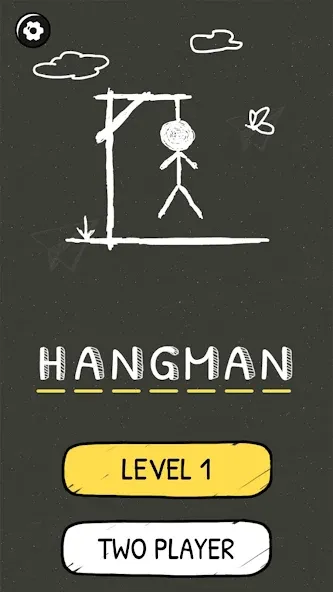 Hangman Words:Two Player Games — скриншот 2