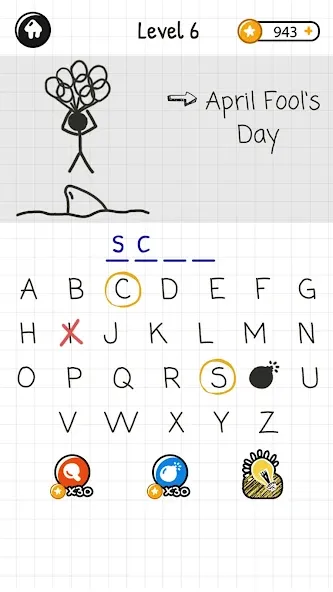 Hangman Words:Two Player Games — скриншот 5