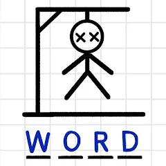 Взломанная Hangman Words:Two Player Games на Андроид — Все слова разблокированы