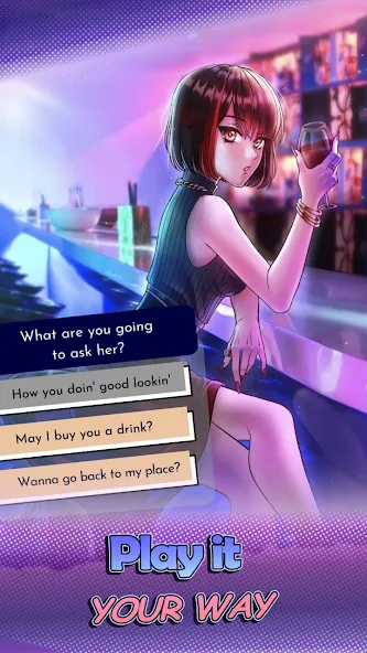 HaremKing - Waifu Dating Sim — скриншот 1