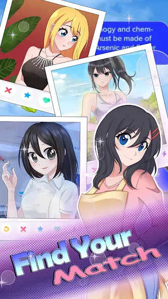 HaremKing - Waifu Dating Sim — скриншот 4