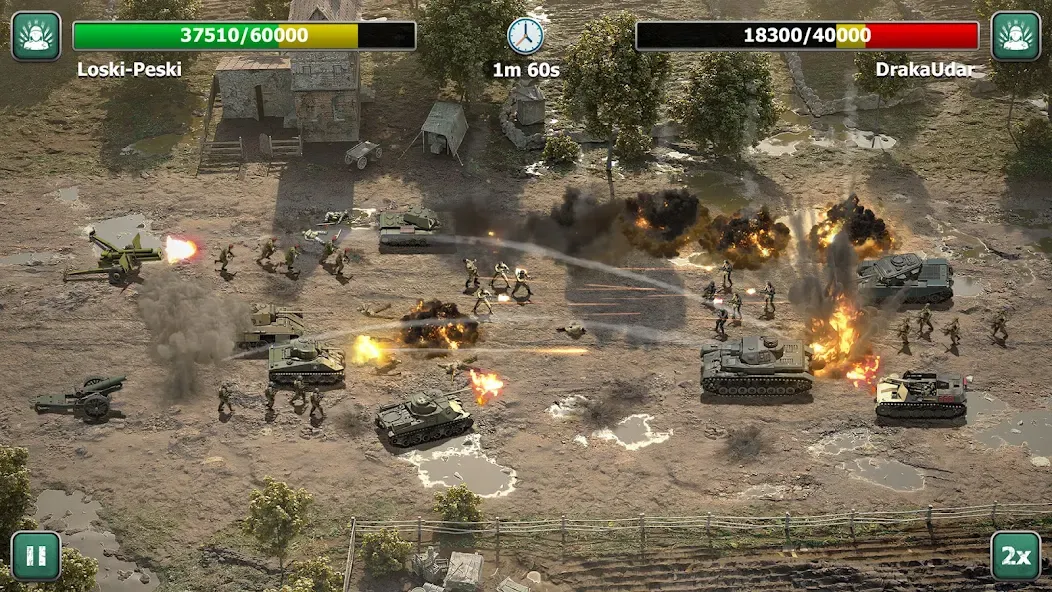 Heroes of War: Idle army game — скриншот 4