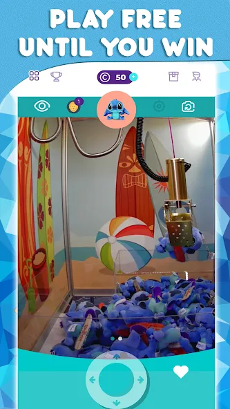 Real Claw Machine & Crane Game — скриншот 1 Real Claw Machine & Crane Game — скриншот 1