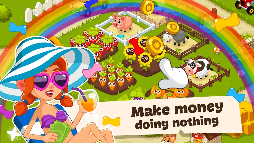 Idle Farm Game Offline Clicker — скриншот 3