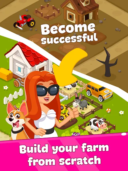 Idle Farm Game Offline Clicker — скриншот 5
