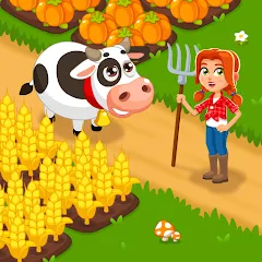 Скачать Idle Farm Game Offline Clicker — MOD APK Много денег