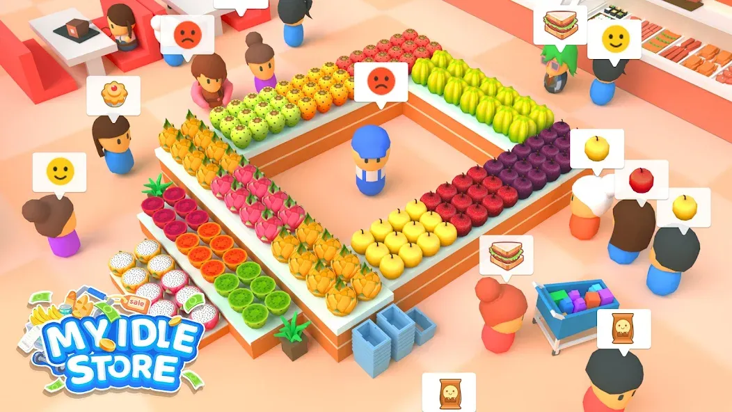 My Idle Supermarket Simulator — скриншот 1