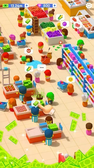My Idle Supermarket Simulator — скриншот 3