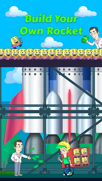 Idle Rocket Tycoon — скриншот 1 Idle Rocket Tycoon — скриншот 1