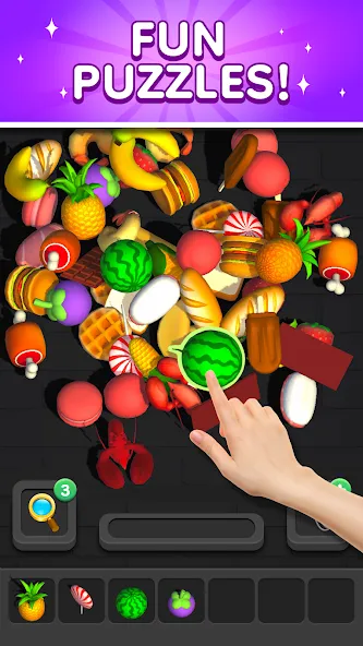 Match 3D - Tile Triple Puzzle — скриншот 2