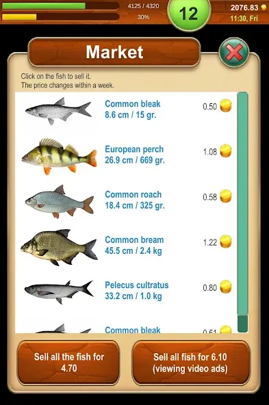 Fishing Baron - fishing game — скриншот 5