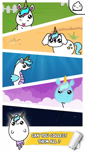 Unicorn Evolution Merge Kawaii — скриншот 3