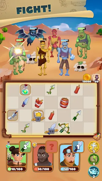 Merge Battles: Puzzle Combat — скриншот 2