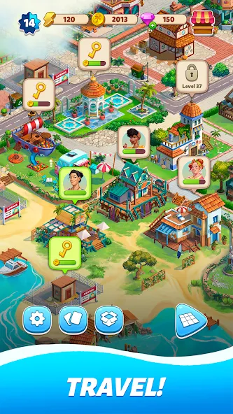 Travel Town - Merge Adventure — скриншот 4