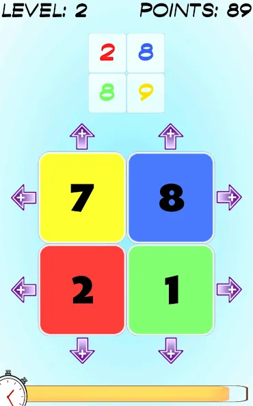Squademath - numbers challenge — скриншот 1