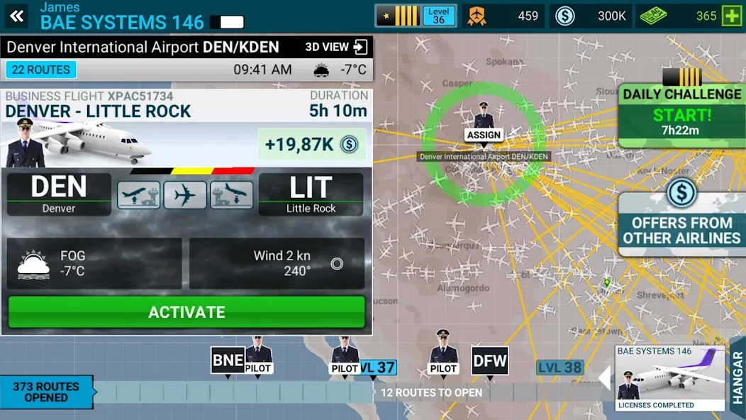 Airline Commander: Flight Game — скриншот 3 Airline Commander: Flight Game — скриншот 3