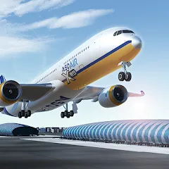 Скачать Airline Commander: Flight Game на Андроид — Много денег и всё открыто