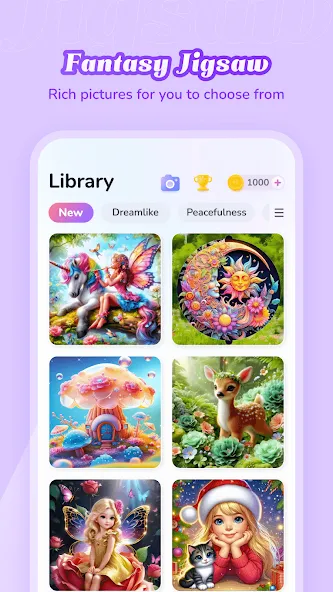 Fantasy Jigsaw - HD Puzzle — скриншот 3 Fantasy Jigsaw - HD Puzzle — скриншот 3