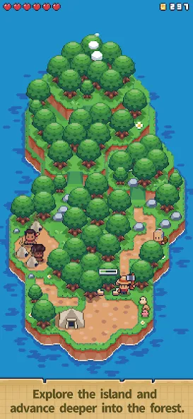 Tiny Island Survival — скриншот 2
