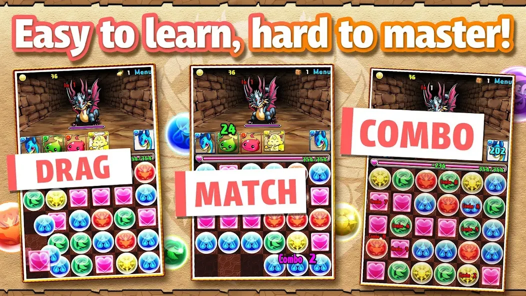 Puzzle & Dragons — скриншот 2