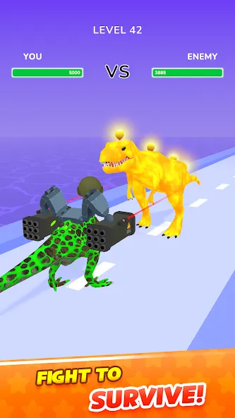 Dino Evolution Run 3D — скриншот 3