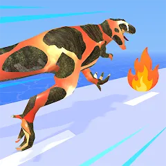 Dino Evolution Run 3D — Много денег на Андроид