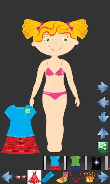 Dress up Princess for kids — скриншот 1
