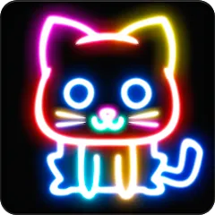 Скачать Drawing For Kids - Glow Draw — версия Все цвета и неоновые кисти открыты