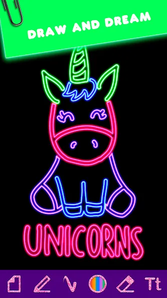 Drawing Game for girls — скриншот 1