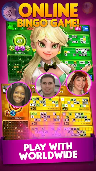 Bingo 90 Live : Vegas Slots — скриншот 2