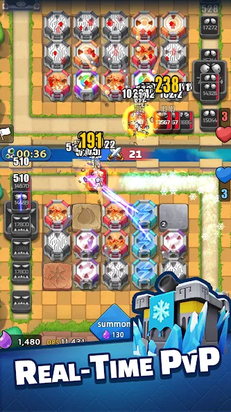 Tower Defense PvP:Tower Royale — скриншот 1