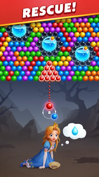 Bubble Shooter Royal Pop — скриншот 1