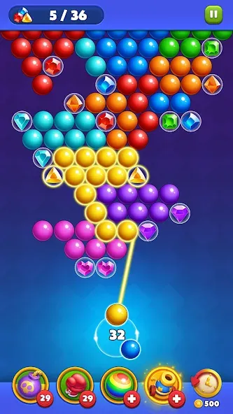 Bubble Shooter Royal Pop — скриншот 5