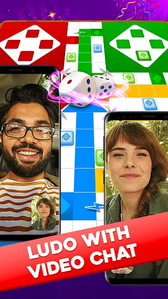 Ludo Lush-Game with Video Call — скриншот 1