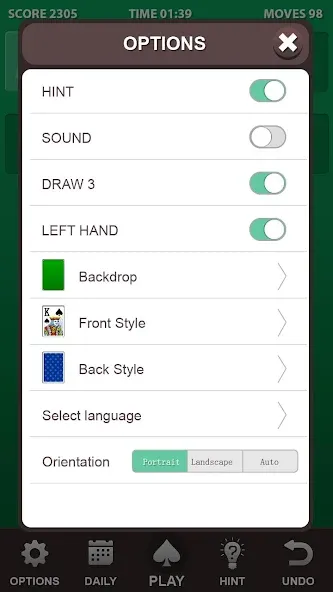 Solitaire — скриншот 4