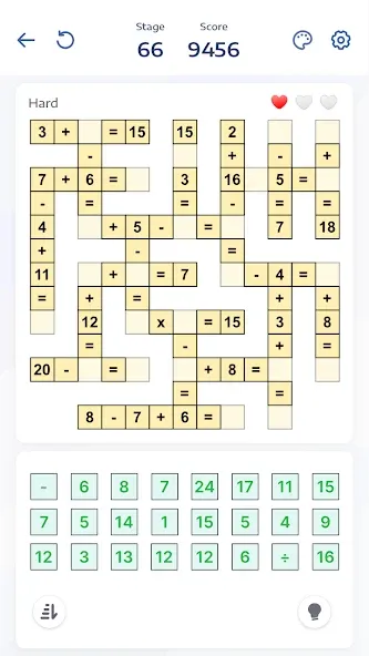 Crossmath - Math Puzzle Games — скриншот 2