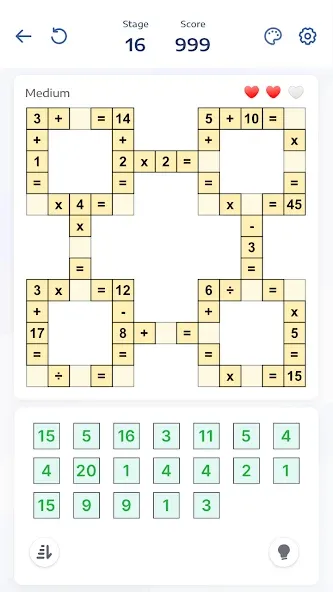 Crossmath - Math Puzzle Games — скриншот 3