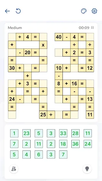Crossmath - Math Puzzle Games — скриншот 4